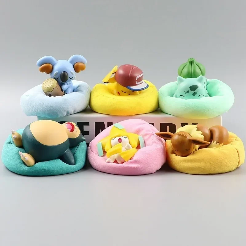 Pokemon Sleep Pikachu Blind Box Series Bulbasaur Figure Cute Decoration Set - £28.04 GBP