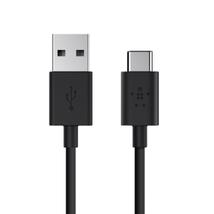 6 ft. Belkin 2.0 USB-A to USB-C Charge Cable - Black - £18.90 GBP