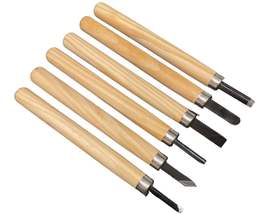 MAXPERKX 6-Piece Wood Carving Hand Knife Chisel Set - Woodworking Whittling Cutt - £3.18 GBP