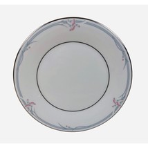 Royal Doulton Dinner Plate Carnation Pink Flowers Platinum Trim England Vintage - £7.84 GBP