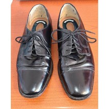 Men’s NUNN BUSH Kore Comfort Gel Sz 8M Lace Up Black Leather Dress Shoes - $17.99