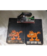 1978 Garfield Get Off My Set Truck Mud Guards Flaps 12 x 18 In Plasticolor - $73.10 CAD