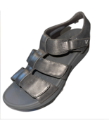 Vionic Tami Women&#39;s Platform Wedge Sandal Shoe Silver Pewter Metallic Si... - $825.03 MXN