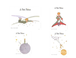 Bundle- 4 Assorted Antoine de Saint Exupery Little Prince Posters - $117.81