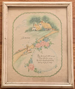 Vintage Framed Mother Poem - £3.00 GBP