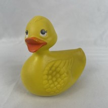 Vintage 1977 Knickerbocker Toy Company(KTC), Yellow Duck USA 4&quot; Rubber Ducky - £18.62 GBP