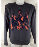 Ben Sherman Mens Pullover Fleece Sweatshirt Dark Blue Large Lg 100% Cotton - $589.88 MXN