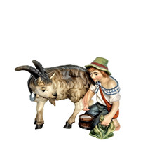 Shepherd with Goat for Nativity Scene set, Nativity Figurines,  Religiou... - £37.05 GBP