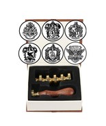 Wax Seal Stamp Set, Hogwarts Magic School Seal Stamps Kit Including 6 Pi... - £35.56 GBP