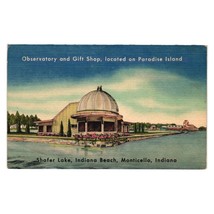 Vintage Postcard Terrainescope Observatory At Indiana Beach Paradise Island - £7.14 GBP