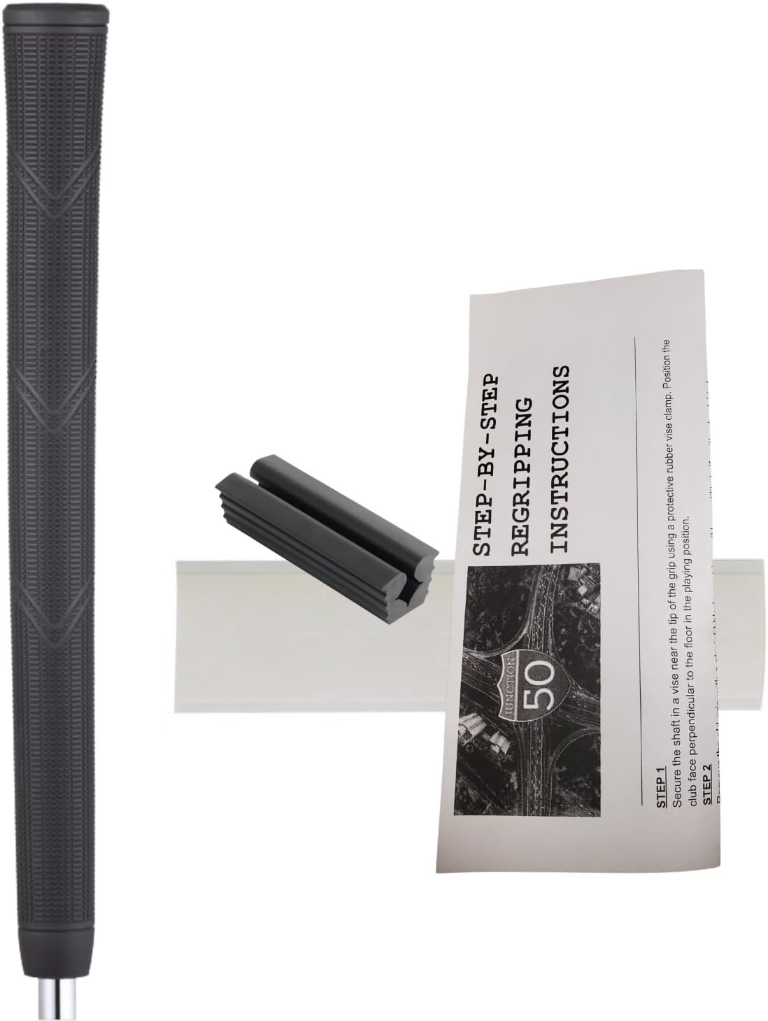 Majek Golf Grips SUPER Jumbo XL Arthritic Black NO LOGO (1 Grip, Tape, C... - $10.74