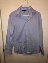 The Men&#39;s Store Bloomingdales Mens 15.5 32/33 Slim Fit Stretch Dress Shirt - £9.27 GBP