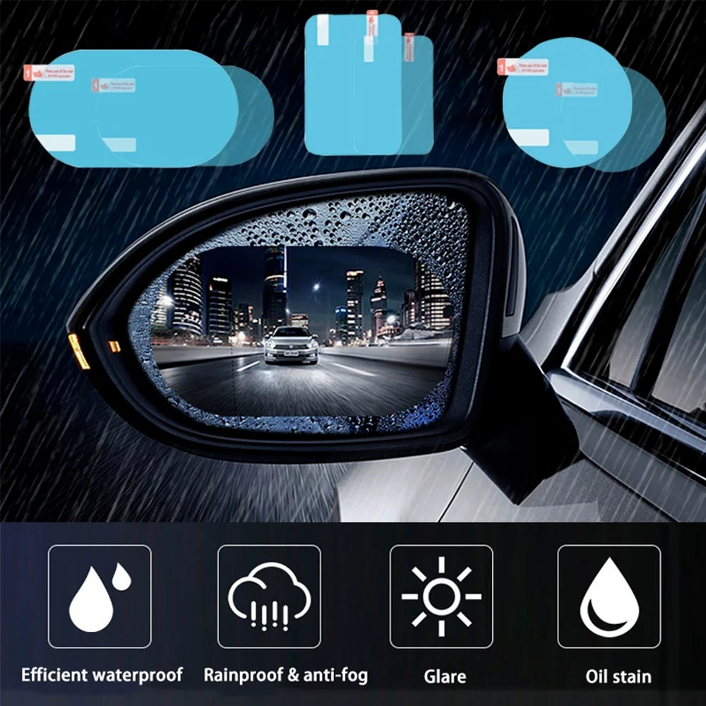 Game Fun Play Toys Car Rainproof Film Anti Fog Car Sticker Car Mirror Window Cle - £22.91 GBP