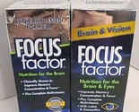 2x Focus Factor Nutrition for The Brain &amp; Eyes - 90/60 Count EXP 05/24 0... - $17.81