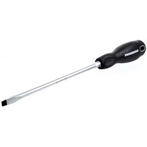Powerbuilt 5/16 x 8 Inch Slotted Screwdriver with Double Injection Handle - - £18.60 GBP