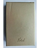 Hallmark Signature List Notepad Simulated Leather Gold Tone U82/1338 - £10.35 GBP