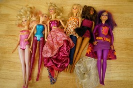 Vintage Toy Lot Barbie Mattel Dolls Color Reveal Ballerina Princess Char... - $44.54