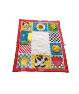 Vtg Playskool Baby Blanket Big &#39;N Bright Quilt Activity , Tummy Time 199... - $27.04 CAD