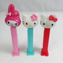 Lot of 3 Sanrio Hello Kitty Pez Dispensers 2 Different Hello Kitty &amp; My Melody B - £7.61 GBP
