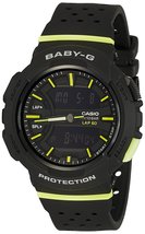 Casio Women&#39;s Baby G BGA240-1A2 Black Resin Japanese Quartz Diving Watch - £95.08 GBP