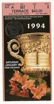 1994 Sugar Bowl Ticket Stub Florida West Virginia - $85.27