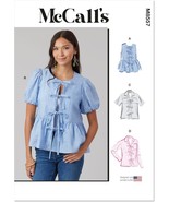 McCall&#39;s Easy to Make Misses&#39; Tops Sewing Pattern Packet Design Code M85... - $566.62 MXN