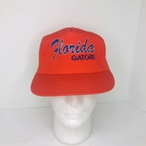 Vintage Florida Gators Embroidered Spell Out SnapBack Hat Cap Made In USA - £27.16 GBP