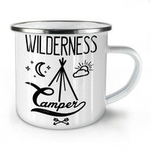 Wild Camper Moon NEW Enamel Tea Mug 10 oz | Wellcoda - £20.27 GBP