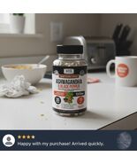Ashwagandha Herbal Supplement 1300mg, 60 Vegetable Capsules - With Black... - $18.59 CAD
