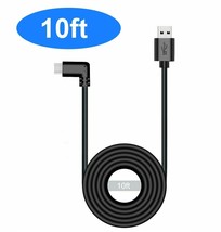 Link Cable For Oculus Quest 2 Right Angle Type C to Type-C/USB A Charging Cord - £10.20 GBP