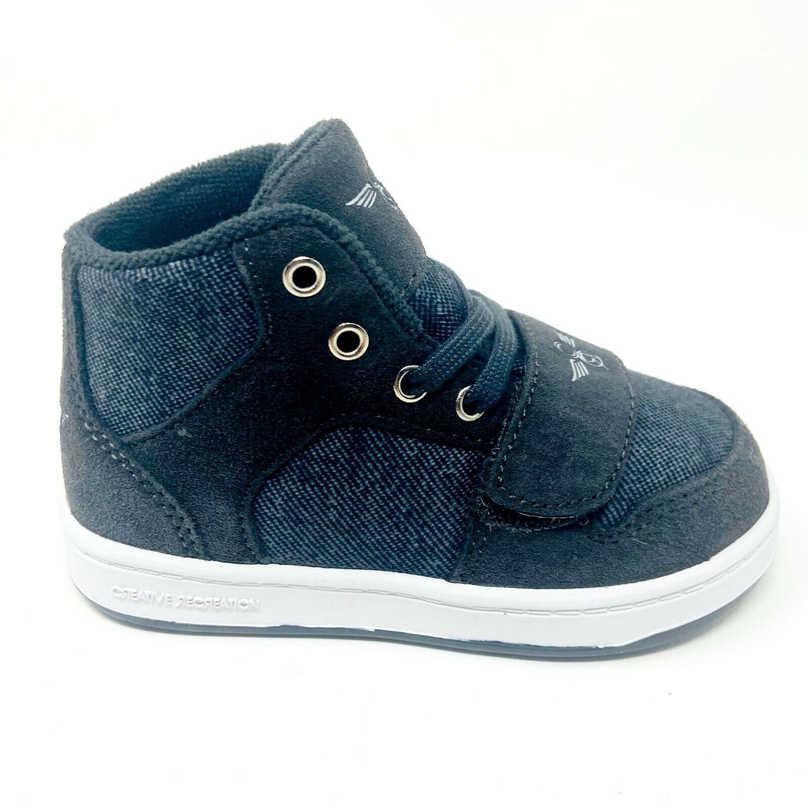 Creative Recreation Cesario Charcoal Denim Toddler Baby Sneakers