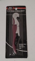 BAR BUDDY • WAITER&#39;S CORKSCREW Stainless Steel Wine Bottle Opener Knife ... - £4.26 GBP