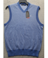Greg Norman Sweater Vest Mens S Multi Golf Performance V-Neck Embroidere... - $47.13 CAD