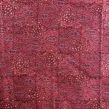 1 yard VTG Fabric Pink Paisley Print Peter Pan Fabrics - £7.51 GBP