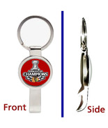 Chicago Blackhawks 2015 Stanley Cup Keychain silver tone secret bottle o... - £9.93 GBP
