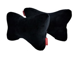 Bookishbunny 2pks Dog Bone Shaped Travel Neck Pillows Microbead Micro Beads Car  - £18.40 GBP