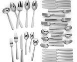 Lenox Talton 77 Piece Flatware Set Service For 12 Stainless Steel 18/10 ... - £143.92 GBP