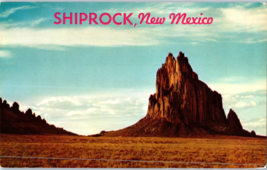 Shiprock rises nearly two thousand feet into the sky New Mexico Postcard - £4.10 GBP