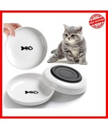 Anti-Spill Wide Cat Food Plates - Durable Ceramic Dishes for Stress-Free... - $31.67
