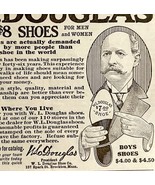 1922 W.L. Douglas Shoes Footwear Advertisement Clothing Ephemera - £11.50 GBP