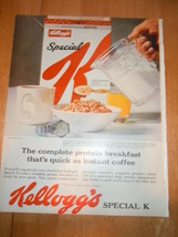 Vintage Kellogg&#39;s Special K Print Magazine Advertisement 1961 - $4.99