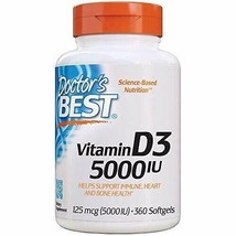 Doctors Best Vitamin D3 5000 IU 360 SFG - £14.23 GBP