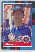 Bill Almon Auto - Signed Autograph 1988 Donruss #487 -Baseball MLB New York Mets - £1.55 GBP