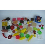 Kitchen Pretend Food cheese  bread Cash Register pickles mustard lot  - $26.48 CAD