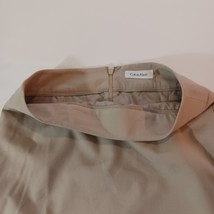 Calvin Klein RN#54163 Back Zipper Women's Tan/Beige Skirt Size 4P image 8