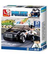 Sluban Kids Police Car Building Blocks 88 Pcs set Building Toy Police Ve... - €9,42 EUR