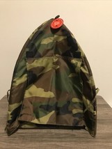 Build A Bear Tent Camo Military Army Camouflage 17&quot; x 15&quot; x 14&quot; Camping ... - £17.00 GBP