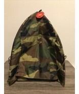 Build A Bear Tent Camo Military Army Camouflage 17&quot; x 15&quot; x 14&quot; Camping ... - £17.00 GBP