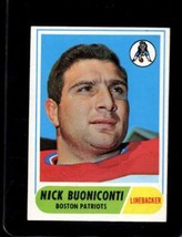 1968 Topps #124 Nick Buoniconti Ex Patriots Hof (St) *X60484 - £7.74 GBP