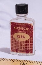 Vintage Schick Oil Glass Bottle Packaging Advertising jds - $29.69